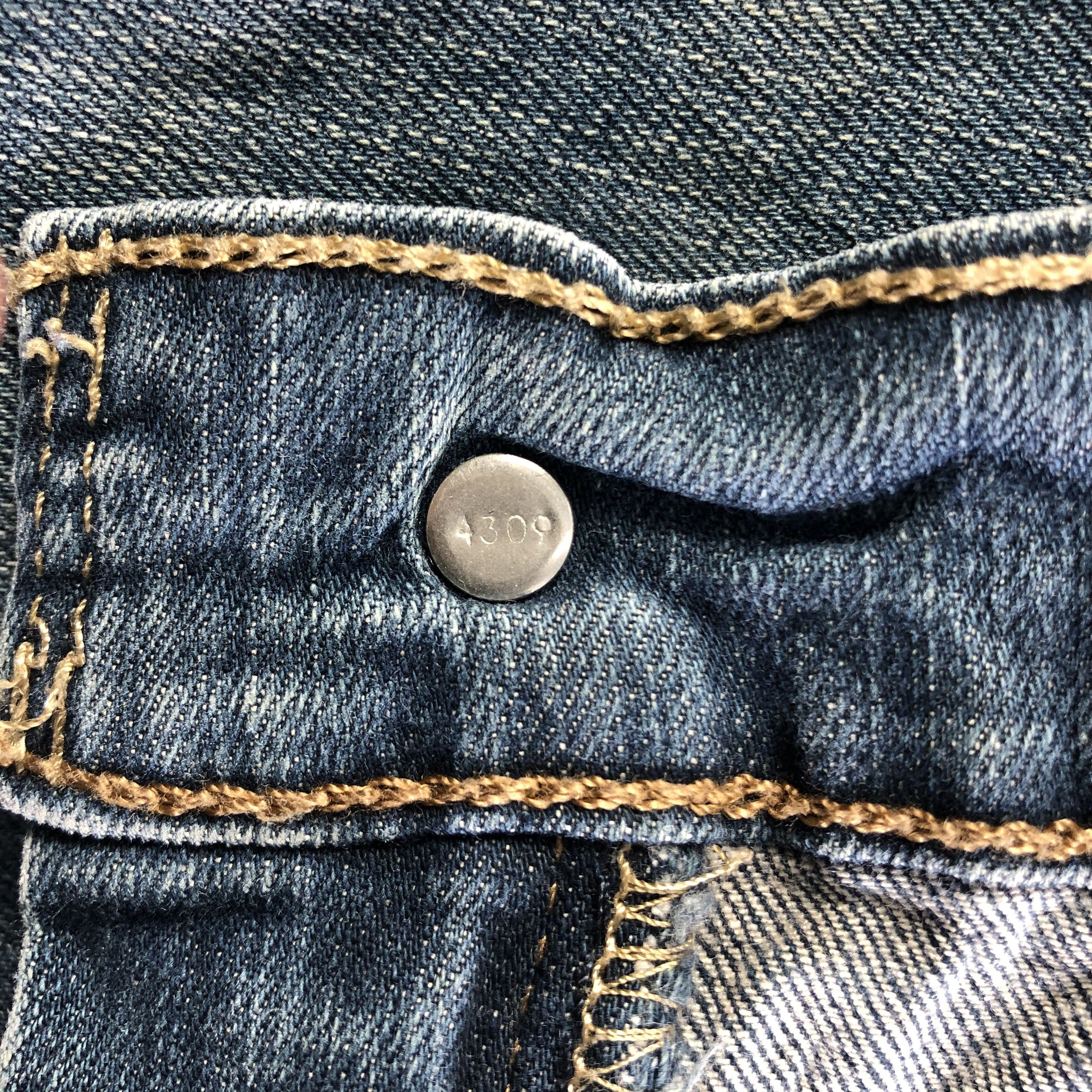 Levi's Vintage Blue Wash Levis 505 Jeans-J4208 Size US 40 / EU 56 - 11 Thumbnail