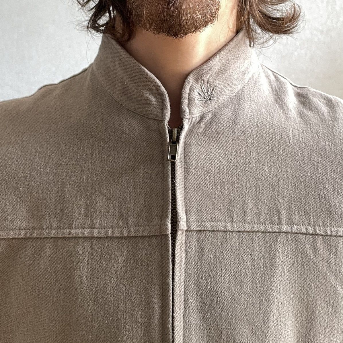 Vintage Vintage Hemp Coat Zip Jacket 00s «The Earth Collection» Size US M / EU 48-50 / 2 - 9 Thumbnail
