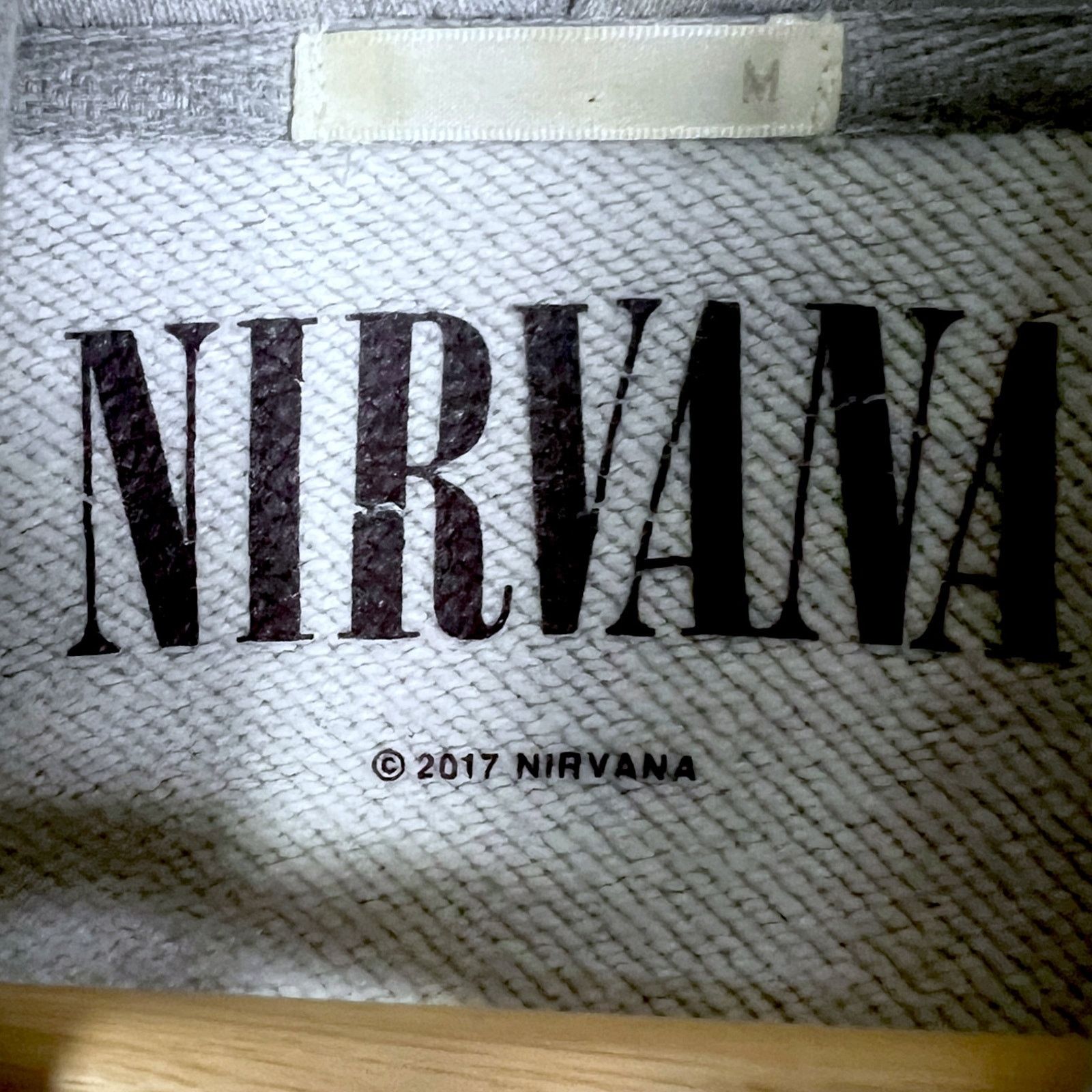 Nirvana Nirvana Authentic Men's Medium Smiley Face Gray Hoodie Size US M / EU 48-50 / 2 - 5 Thumbnail