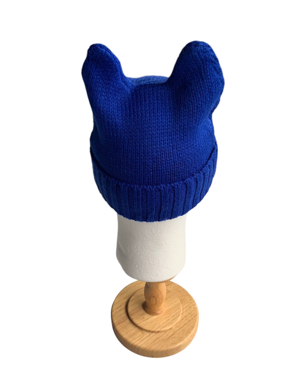 Japanese Brand × Kapital × Vintage Devil Horn Blue Japanese Rare Knit Beanie hats☠️ Size ONE SIZE - 9 Thumbnail