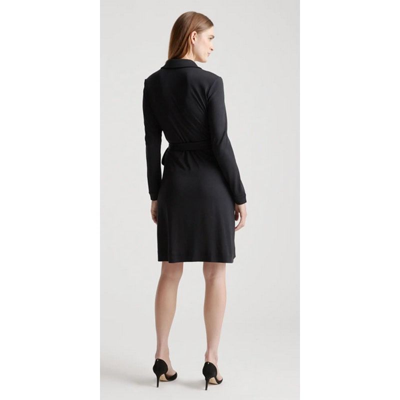 Quince Quince 100% Silk Jersey Mini Wrap Dress Black Size S NWT Size S / US 4 / IT 40 - 4 Thumbnail