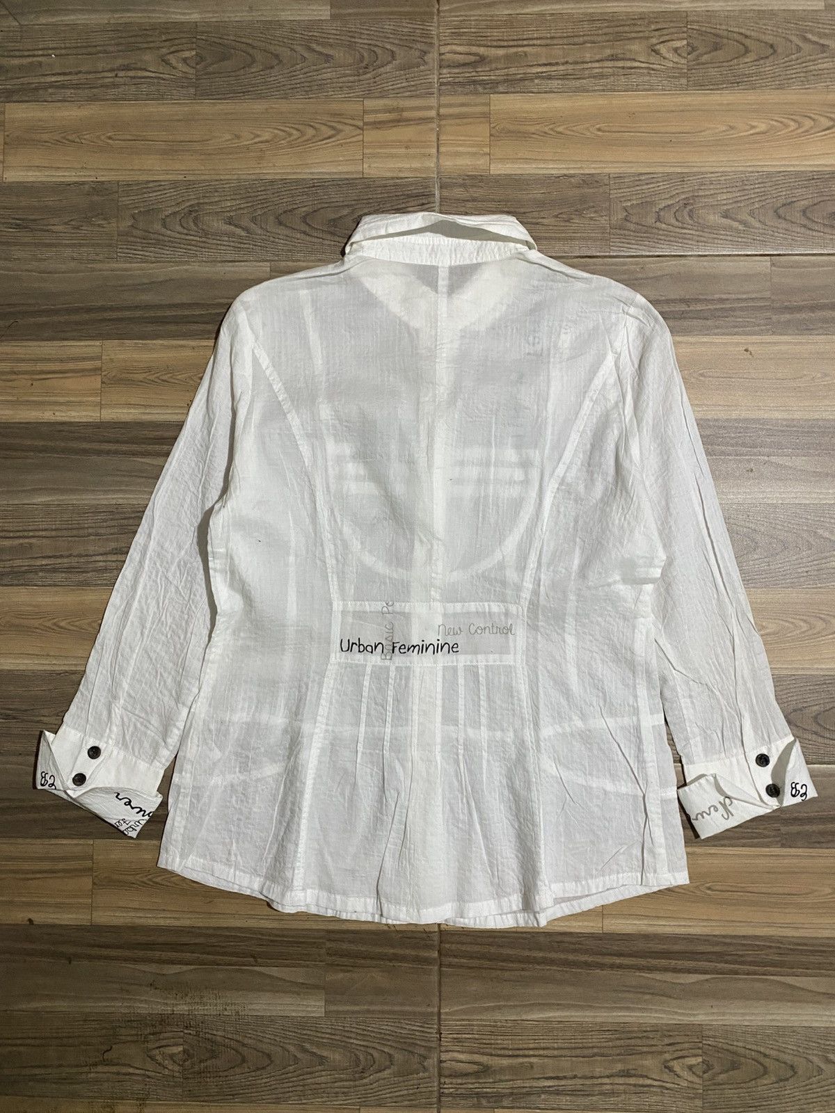 Japanese Brand CHAMOIS DEPO POEM BUTTON SHIRT Size ONE SIZE - 6 Thumbnail