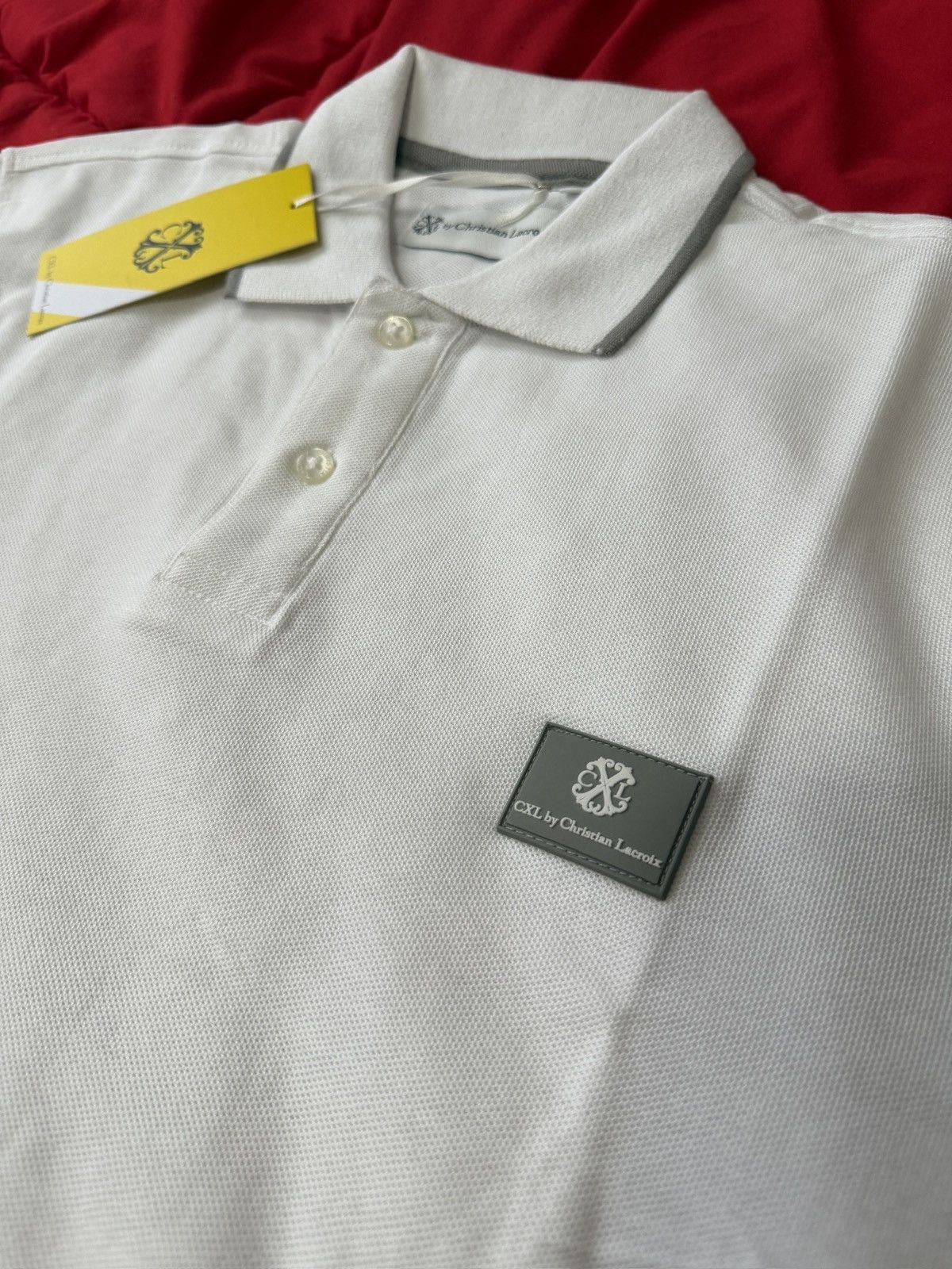 Christian Lacroix Christian Lacroix Men’s White Polo Shirt size S Size US S / EU 44-46 / 1 - 3 Thumbnail