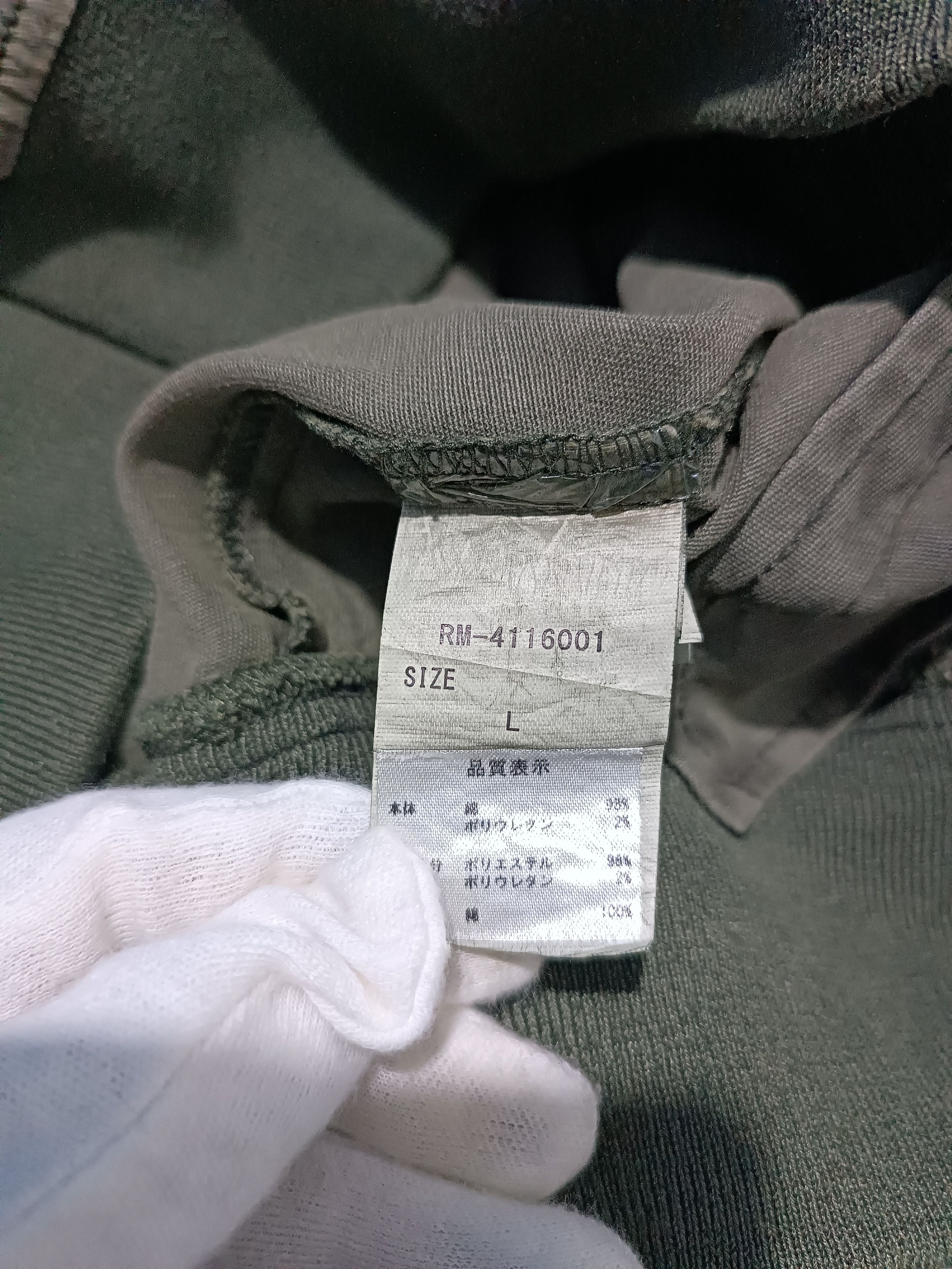 Japanese Brand Vintage Olive Cotton Bomber Detachable Hoodie Size US L / EU 52-54 / 3 - 6 Thumbnail