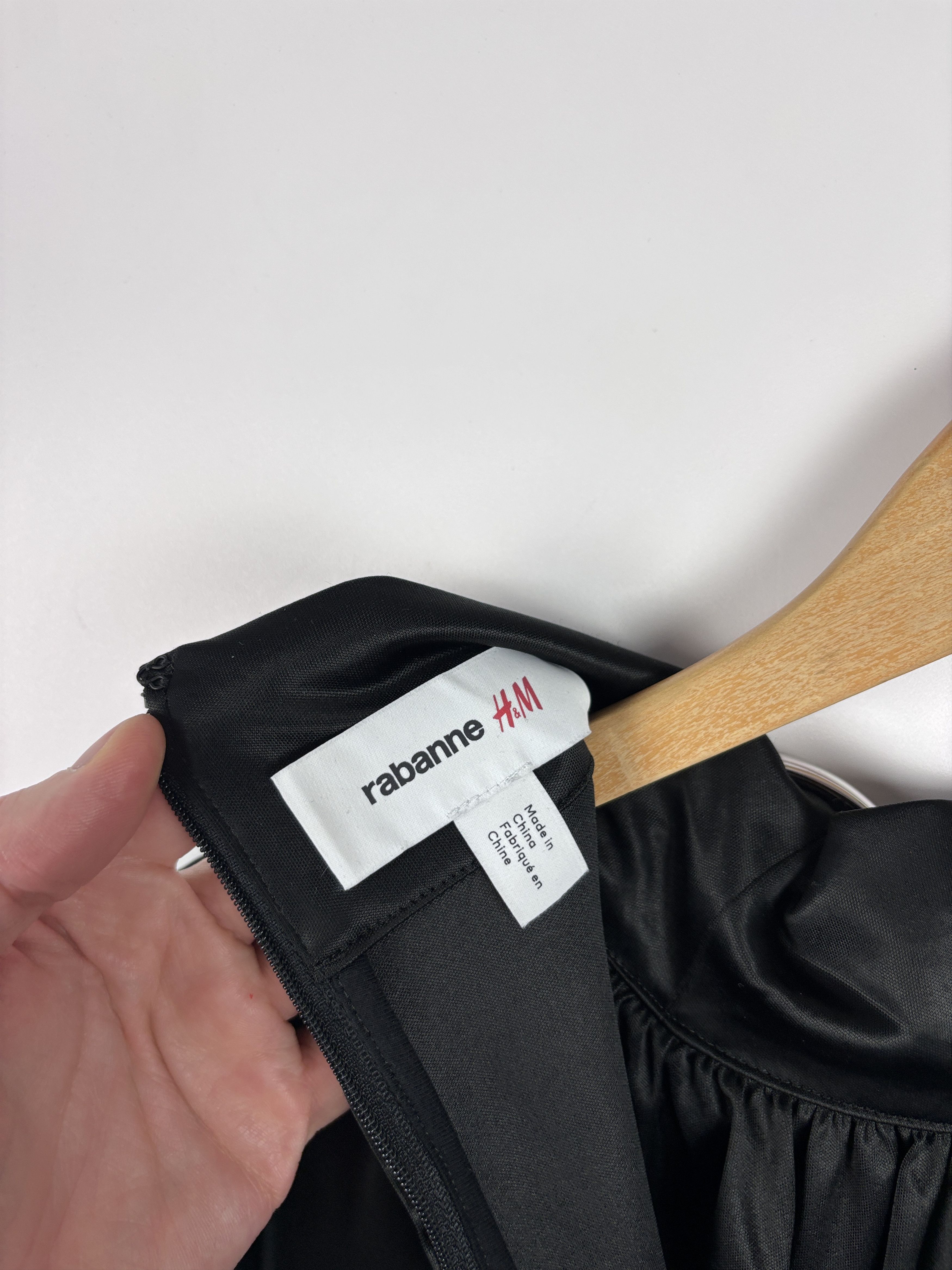 H&M × Paco Rabanne Paco Rabanne x H&M Blouse Buckle-Detail Top Black Size XL Size XL / US 12-14 / IT 48-50 - 7 Thumbnail