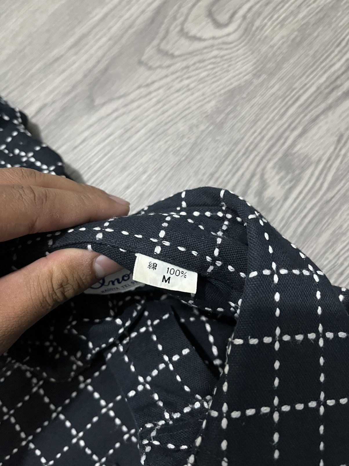 Japanese Brand 🇯🇵Vtg Inoue Sashiko long-sleeved shirt🇯🇵 Size US M / EU 48-50 / 2 - 6 Thumbnail