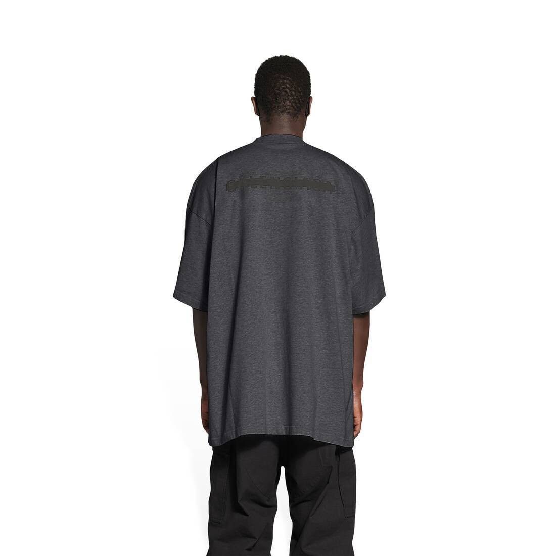Balenciaga o1mt1gz0724 Logo-Print Oversized T-Shirt in Black Size US M / EU 48-50 / 2 - 6 Thumbnail