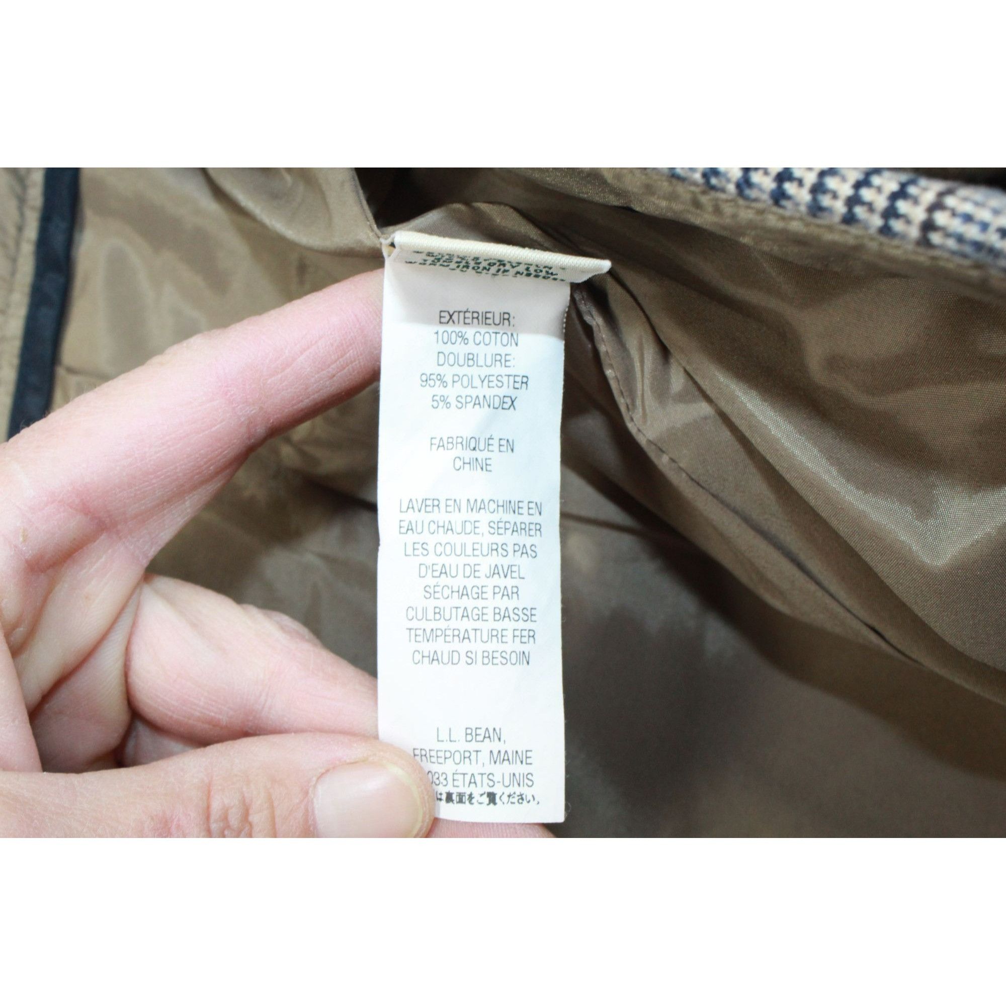 L.L. Bean LL Bean Women's Plaid Classic Fit Lined Career Dress Pants Size 40" / US 18 - 9 Thumbnail