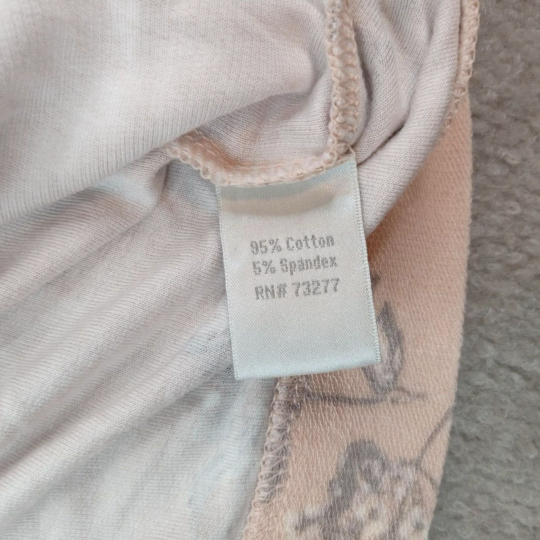 Disney Disney Lauren Conrad Pink Floral Long Sleeve Stretch Top Womens Small Size S / US 4 / IT 40 - 7 Thumbnail
