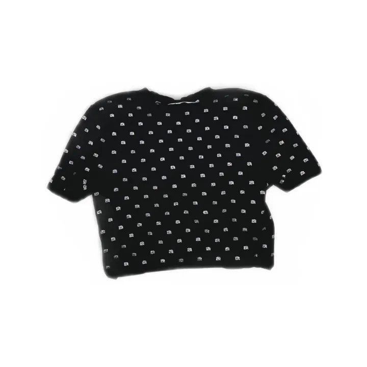 Alexander Wang Alexander Wang SS23 Crystal Print Short Sleeve Top - Size XS / US 0-2 / IT 36-38 - 2 Thumbnail