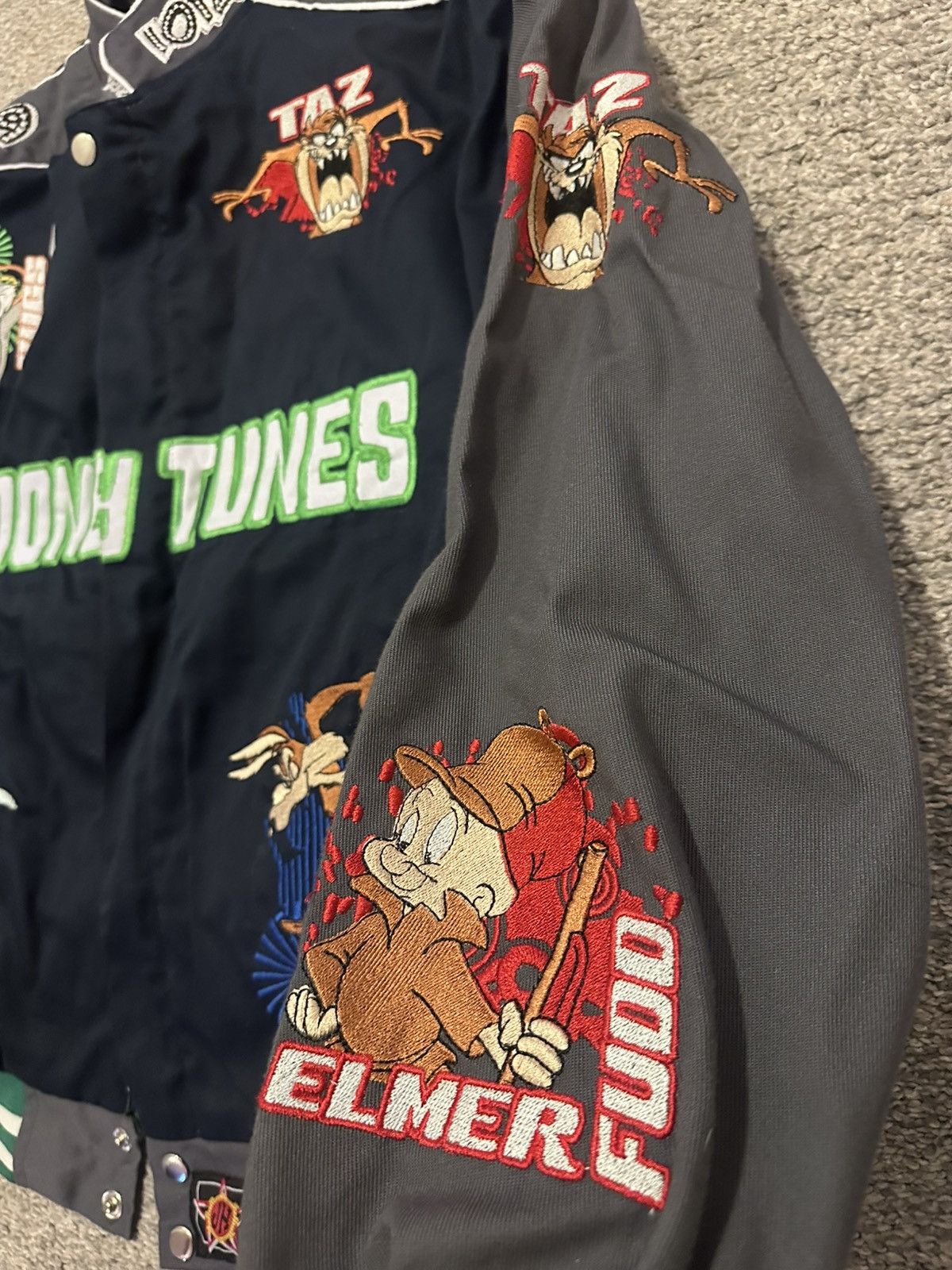 JH Design Vintage JH Design Looney Tunes Nascar Jacket Medium Size US M / EU 48-50 / 2 - 5 Thumbnail