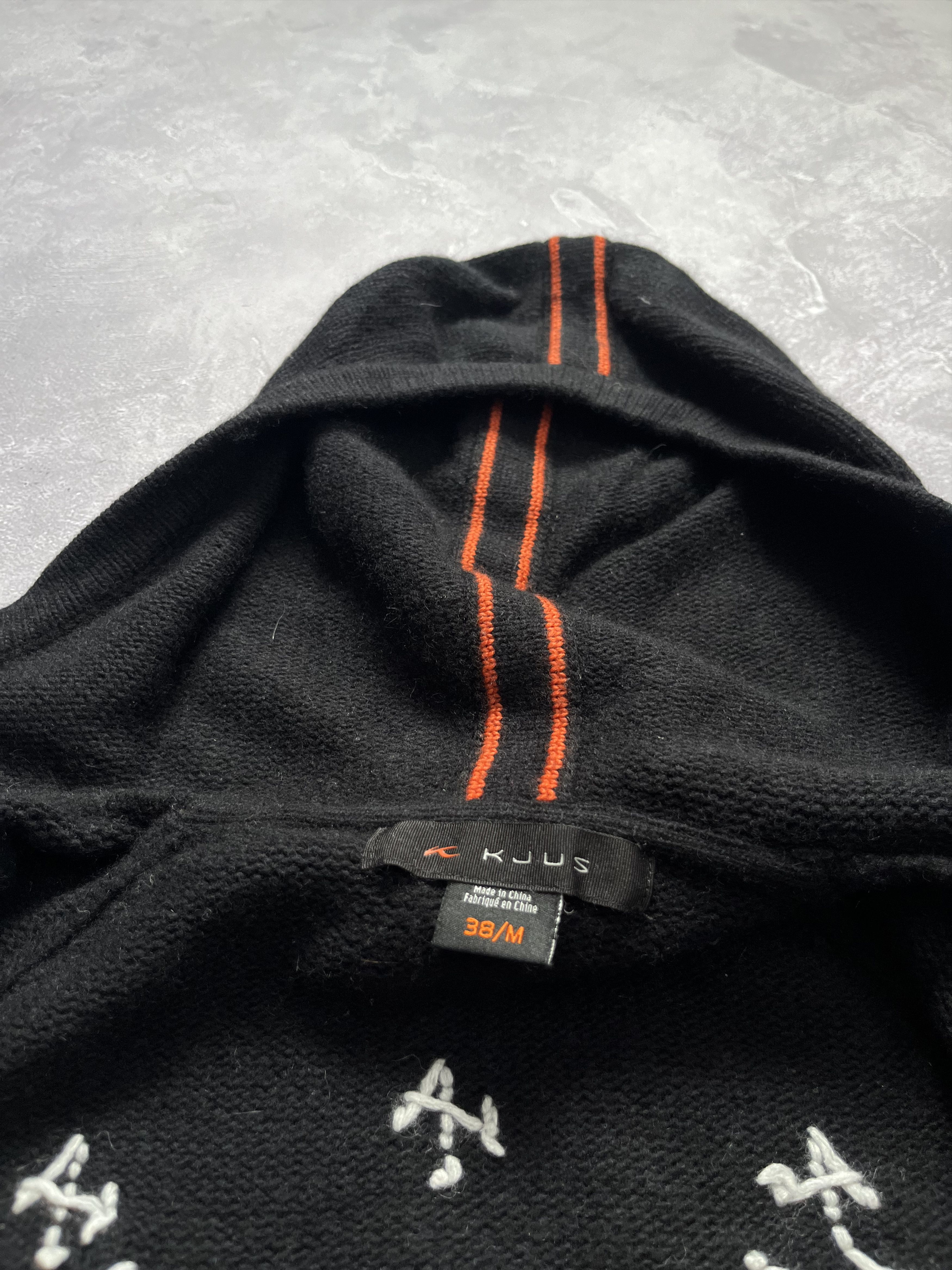 KJUS KJUS Sweater Medium Black Zip Hoodie Lambswool Cashmere Ski Size M / US 6-8 / IT 42-44 - 7 Thumbnail