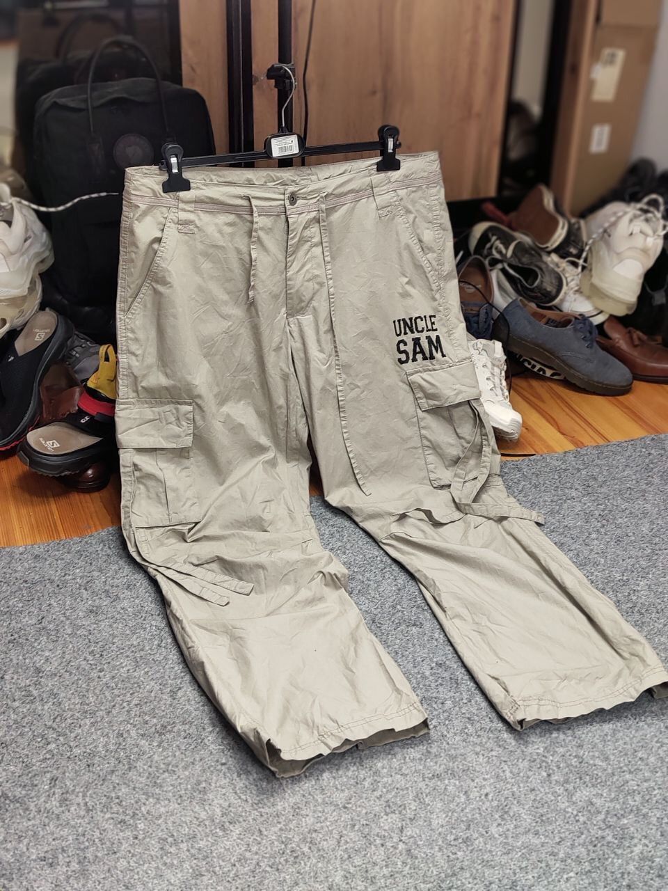 Japanese Brand Vintage 90's Japanese Parachute Bondage Straps Cargo Pants Size US 36 / EU 52 - 19 Thumbnail