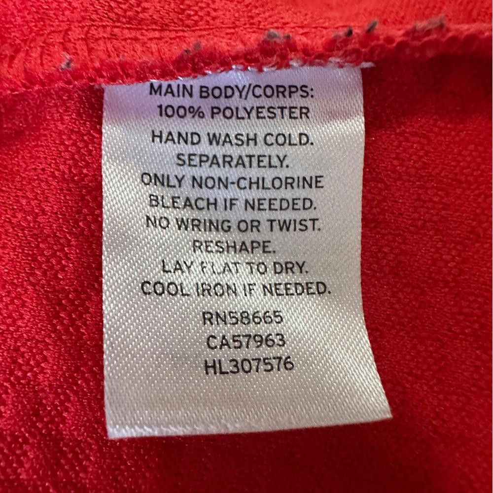 TROVE Trouvé Red Structured Textured Sleeveless Tank Top Large Size L / US 10 / IT 46 - 6 Thumbnail