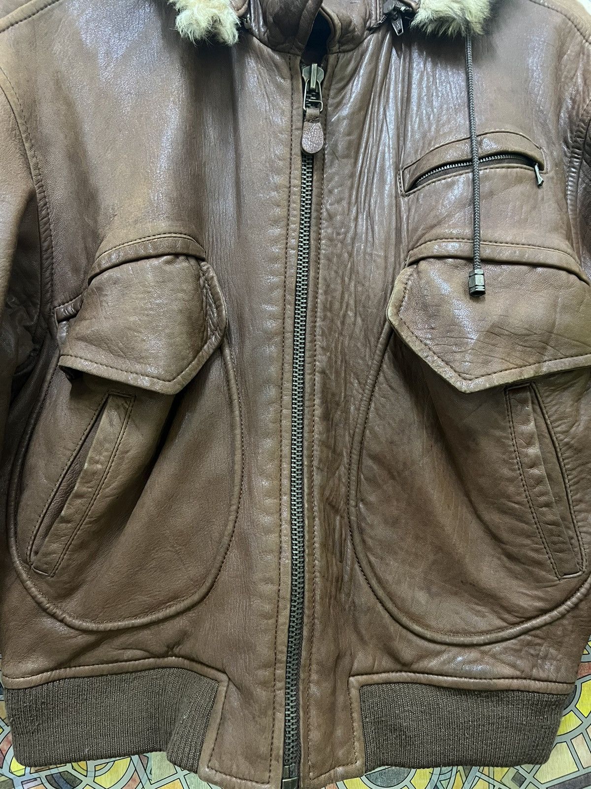 Japanese Brand Leather Jacket Scoop Boys Size US XL / EU 56 / 4 - 20 Thumbnail