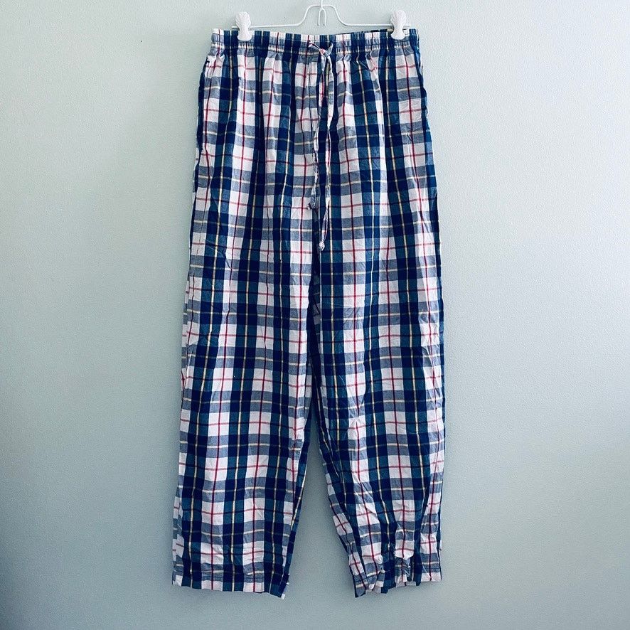 Nautica Nautica blue plaid pj pants Size US 34 / EU 50 - 2 Thumbnail