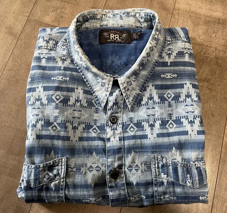 RRL Ralph Lauren RRL Ralph Lauren Limited edition Navajo Western Shirt Size US M / EU 48-50 / 2 - 3 Thumbnail