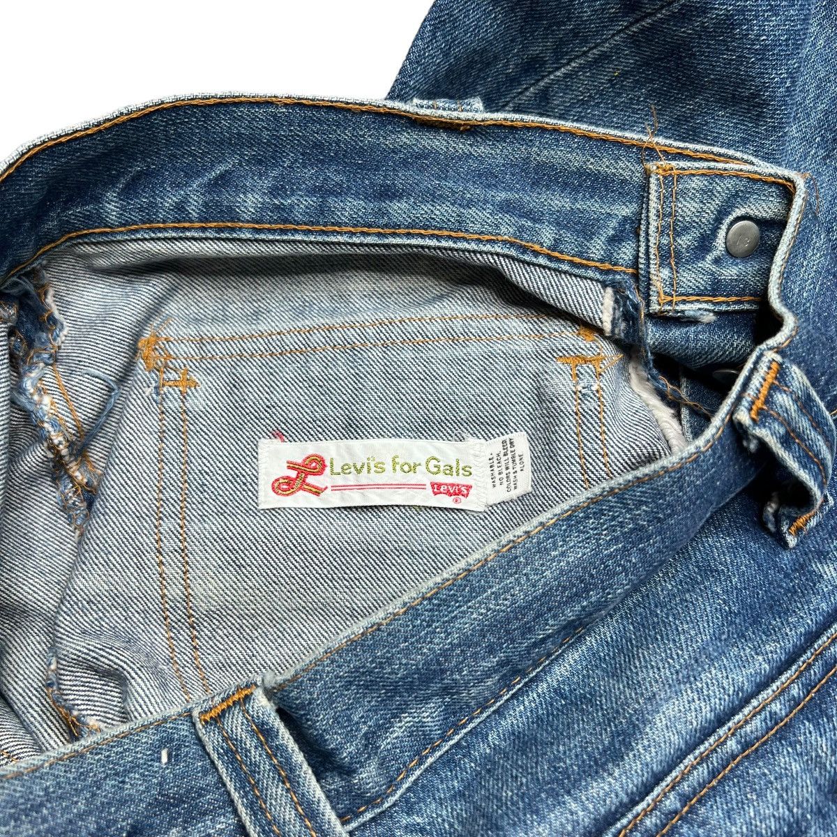 Levi's × Vintage Vtg 70s Levi’s Button Fly Bellbottom Flare Big E Bush Pants Size 29" - 3 Thumbnail
