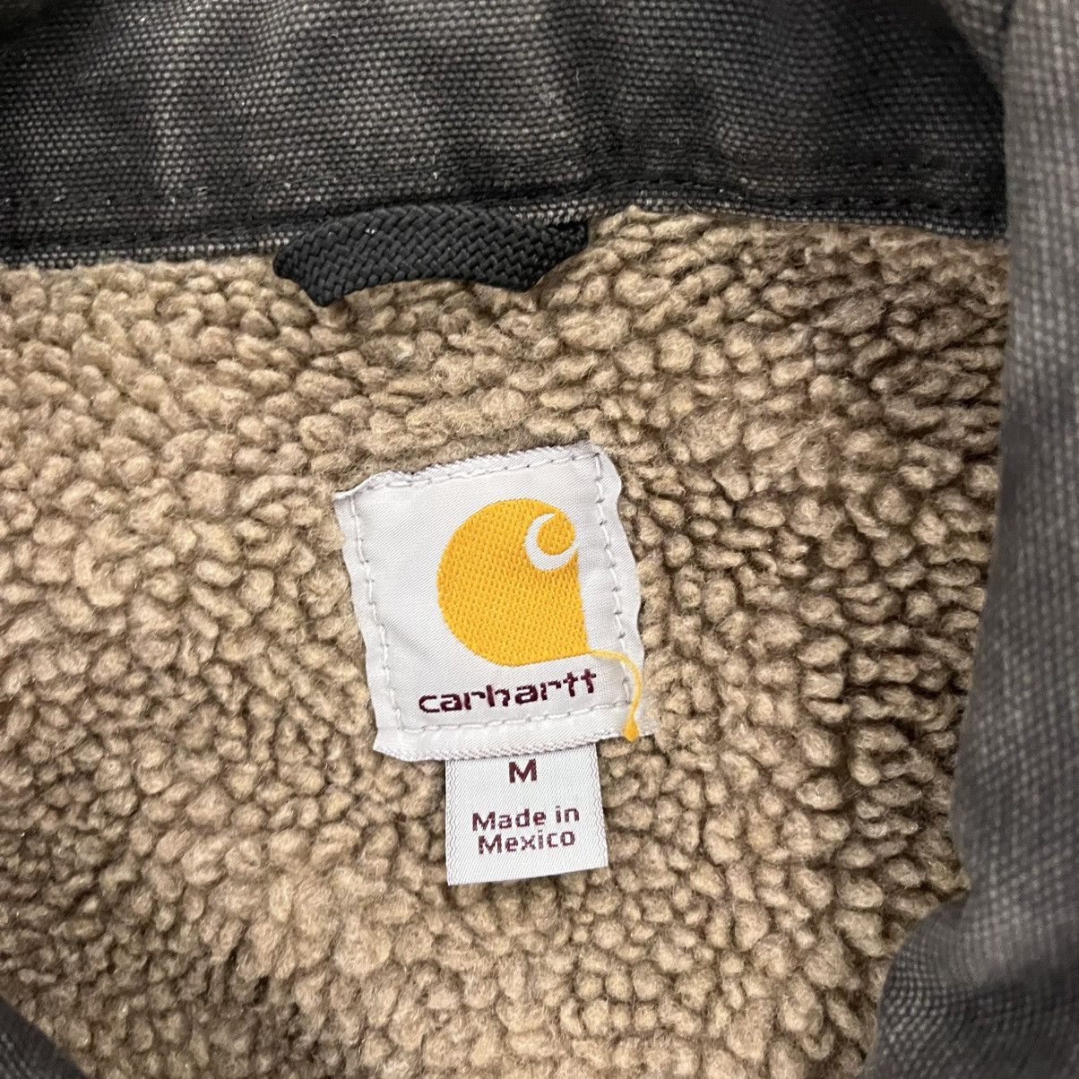 Carhartt × Vintage Vintage Carhartt Brown Detroit Jacket Zip Up Fleece Lined M Size US M / EU 48-50 / 2 - 2 Thumbnail