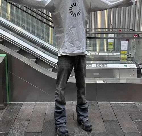 Japanese Brand × Vintage Rugged Mud Dyed Boot Cut Jeans Size US 30 / EU 46 - 1 Thumbnail