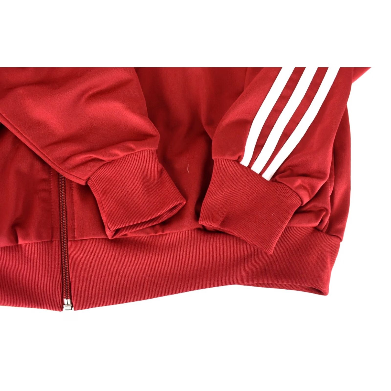 Adidas ADIDAS Sweatshirt Men UK 38/40 Vintage Full Zip Red Track Top Shirt Size US M / EU 48-50 / 2 - 5 Thumbnail
