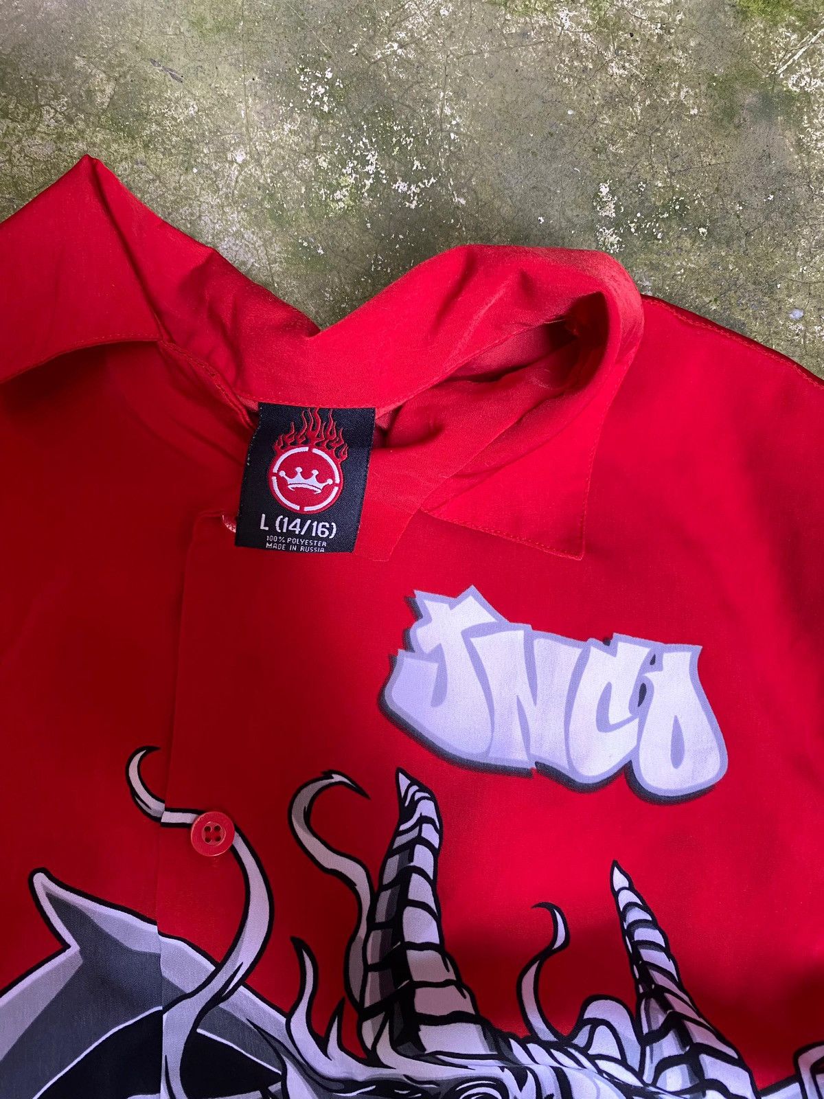 JNCO × Vintage JNCO Dragon Button Up Vintage Y2K Size US L / EU 52-54 / 3 - 3 Thumbnail