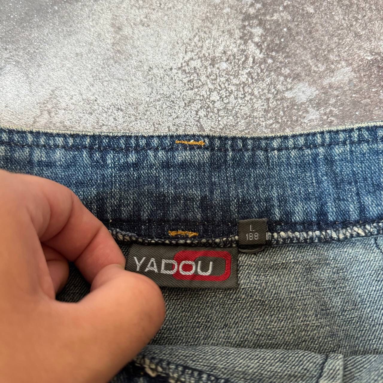 Hysteric Glamour Y2K Super Sexy Vintage Pleated Washed Denim Mini Skirt Size 28" / US 6 / IT 42 - 7 Thumbnail
