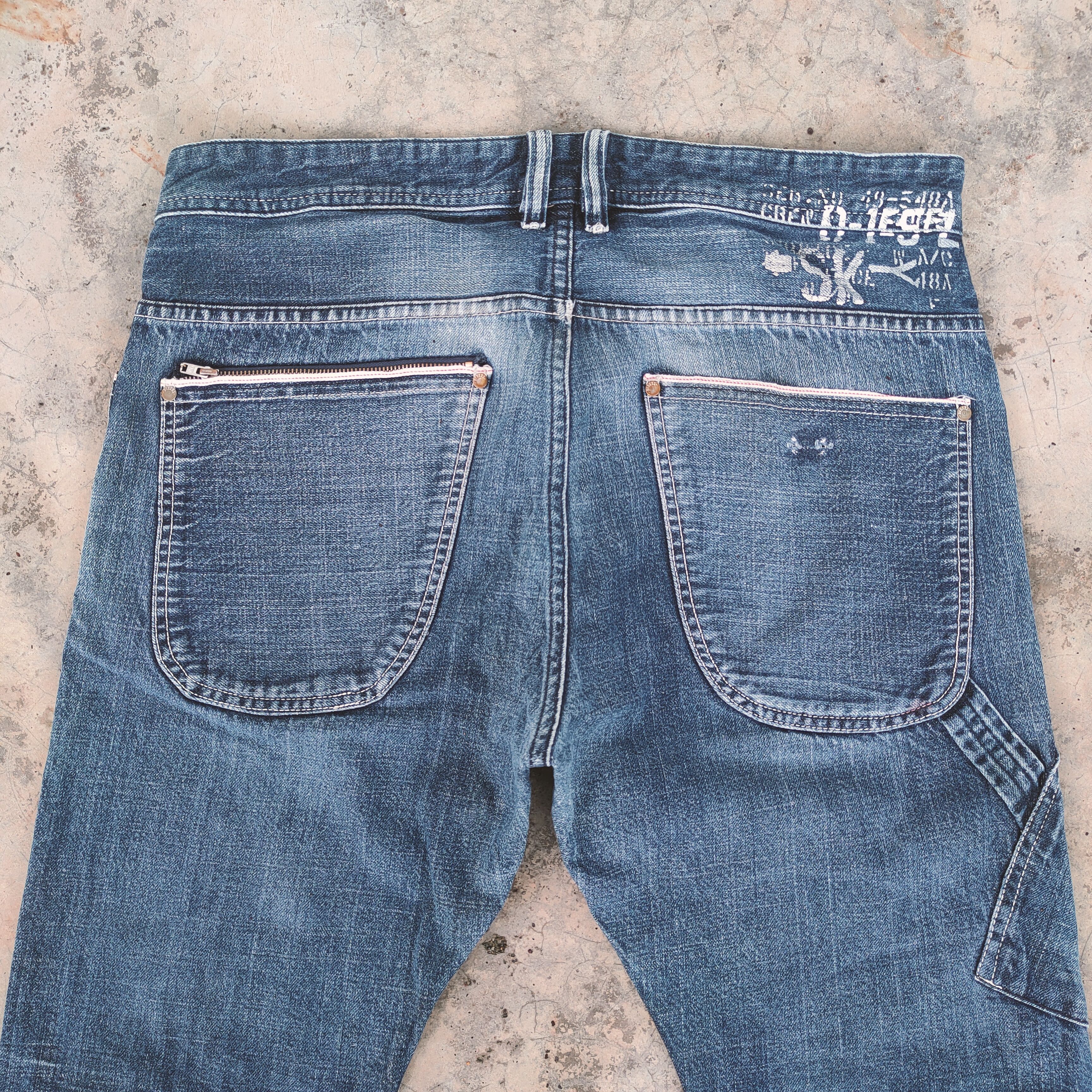 Diesel VINTAGE DIESEL DISTRESSED KNEE CARGO PANTS Size US 35 - 10 Thumbnail