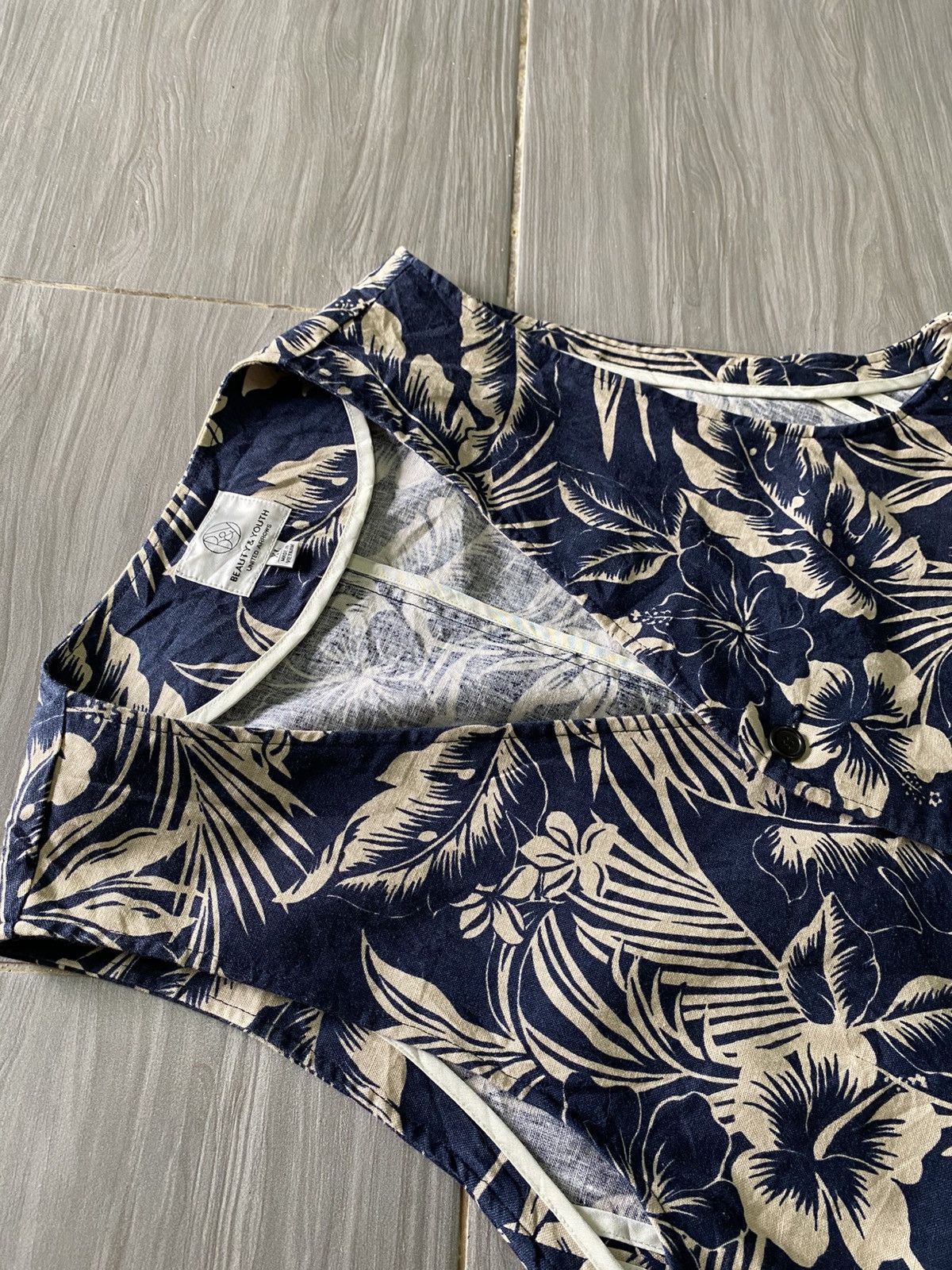BEAUTY&YOUTH Beauty & Youth United Arrows Vest Flower - Cotton Size US M / EU 48-50 / 2 - 6 Thumbnail