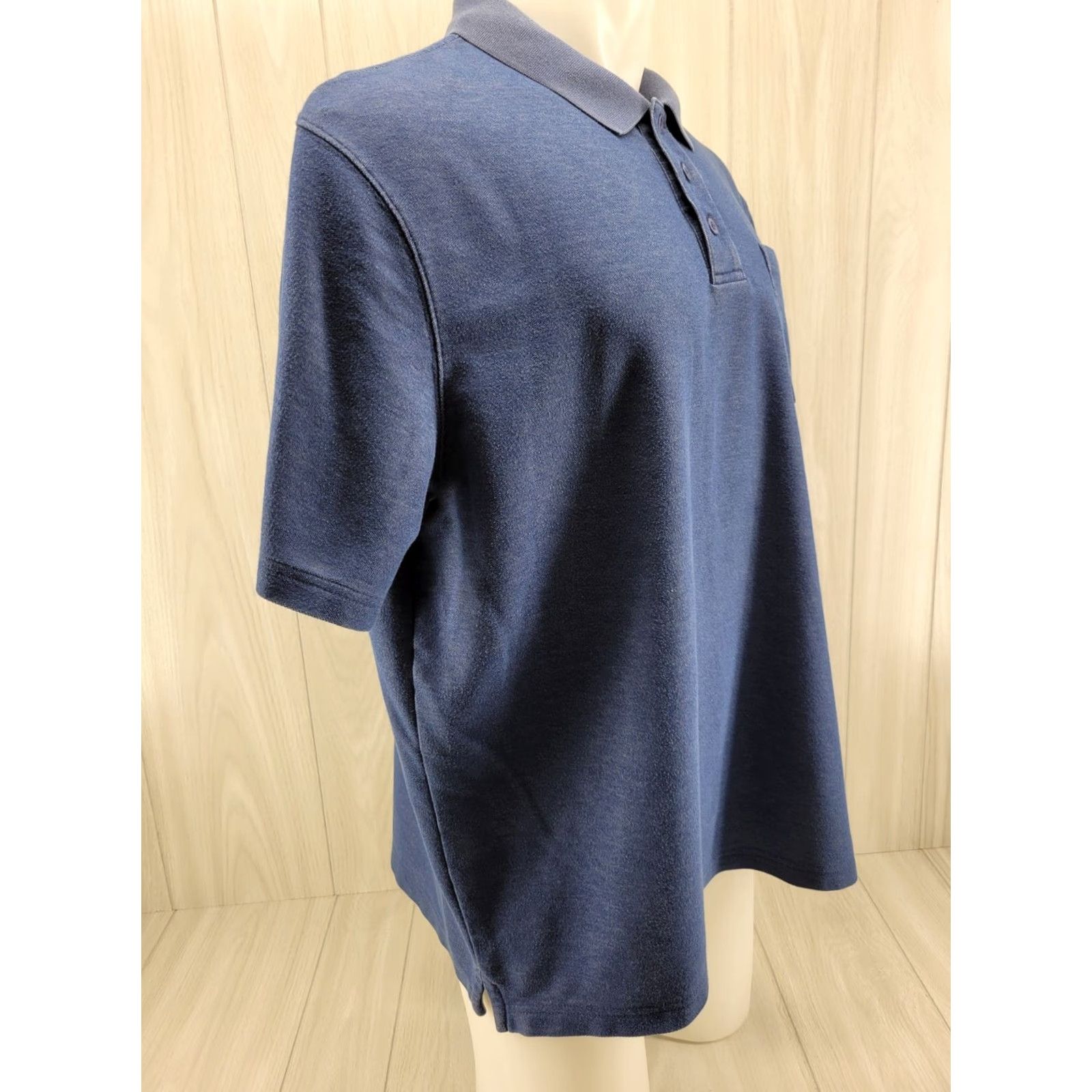 Carhartt Carhartt K570 Mens XL REG Blue Short Sleeve Polo Shirt Work Casual Pocket Shirt Size US XL / EU 56 / 4 - 5 Thumbnail