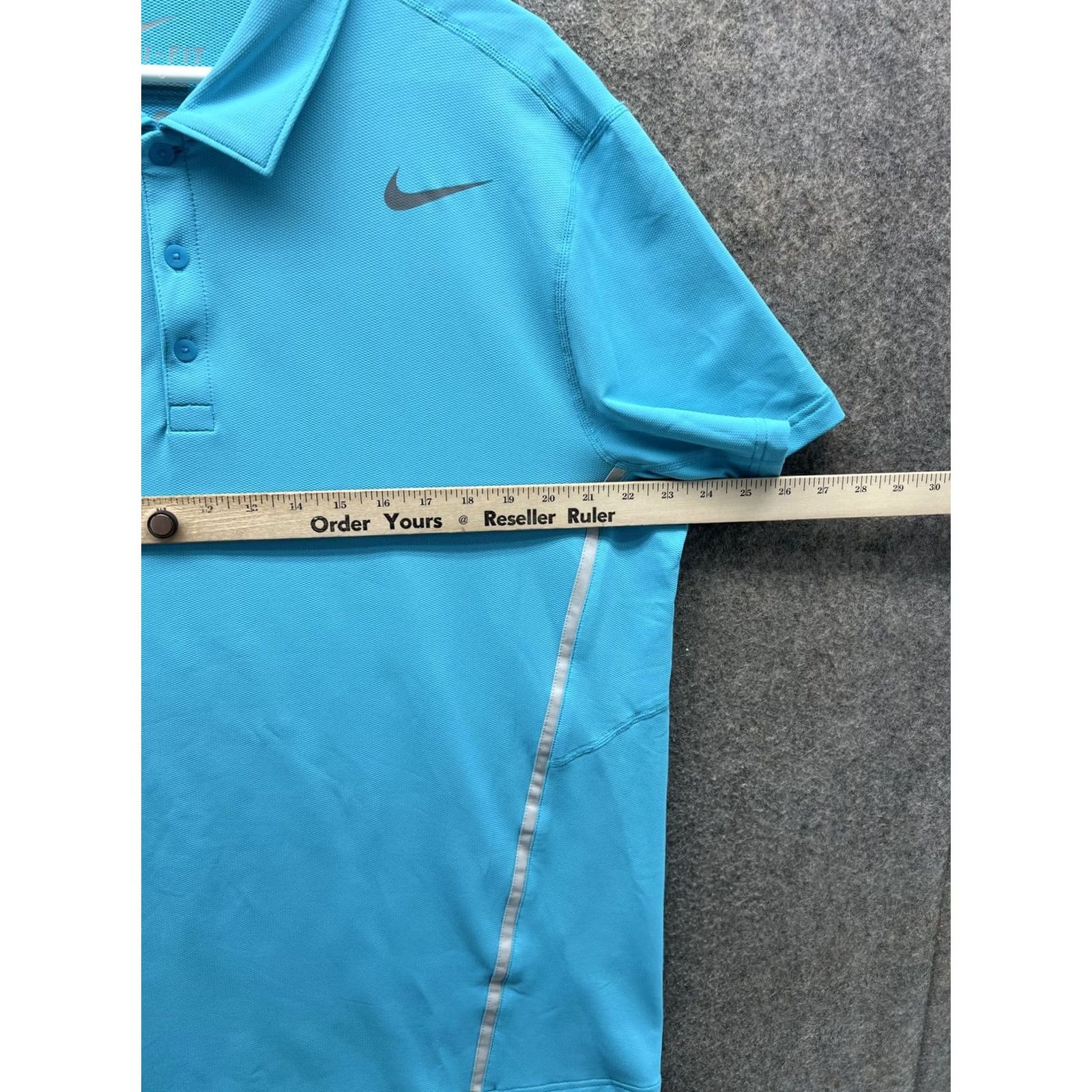 Nike Nike Dri-FIT Tennis Polo Shirt Mens XL Blue Performance Moisture Wicking Polo Shirt Dri-FIT Nike Swoosh Size US XL / EU 56 / 4 - 6 Thumbnail