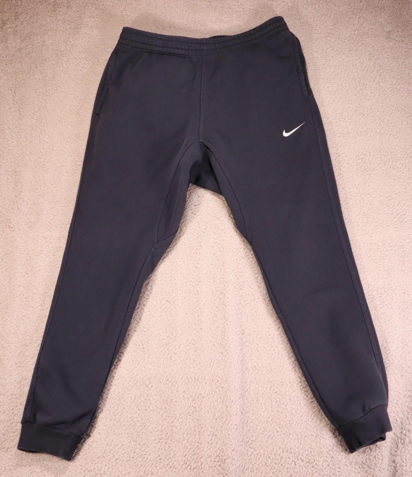 Nike Nike Sweatpants Navy Blue Gusset Cuffed Made USA Medium y2k Size US 32 / EU 48 - 1 Thumbnail