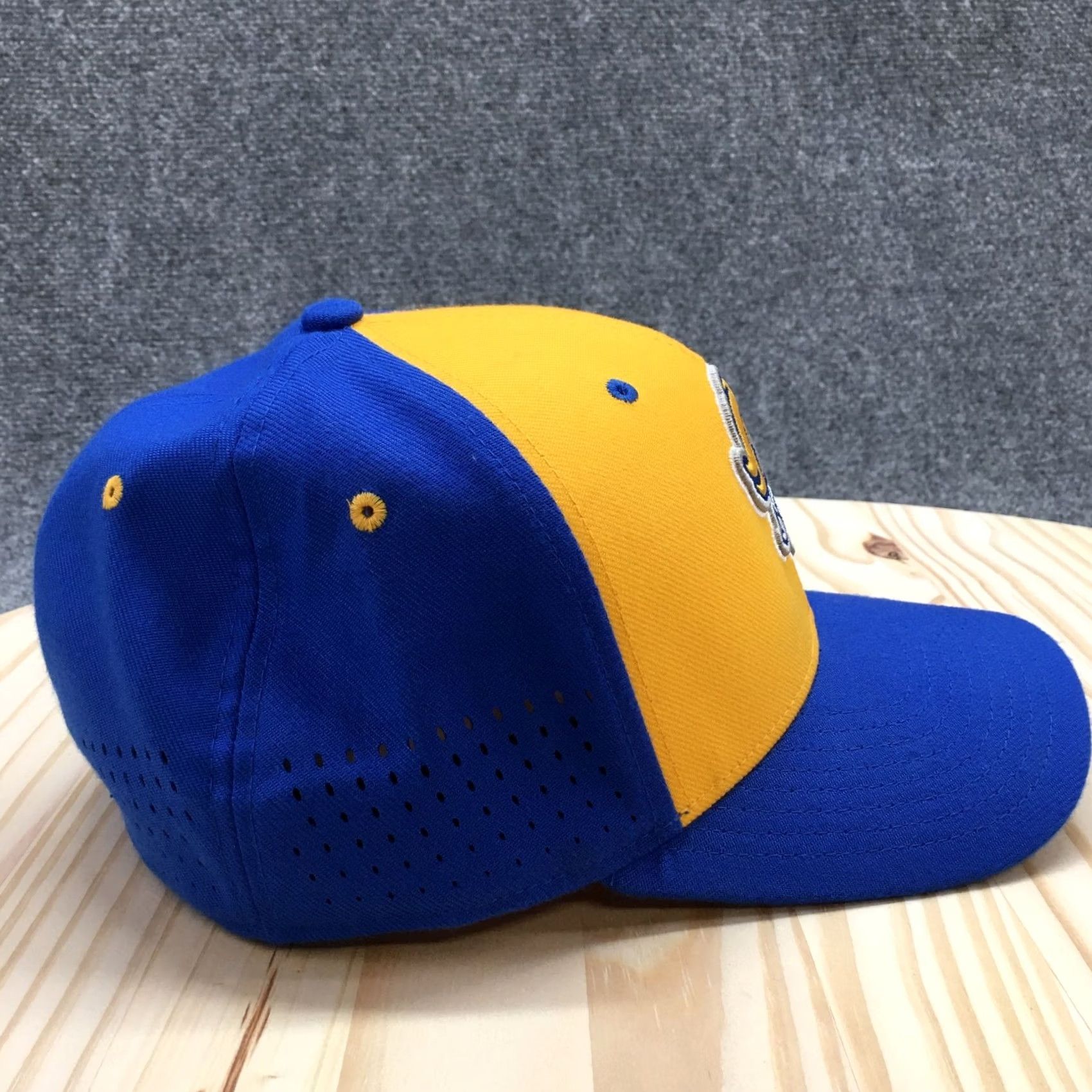 Nike Nike St Michael Albertville Knights Baseball Cap Blue Yellow Dri-Fit Fitted Size ONE SIZE - 6 Thumbnail
