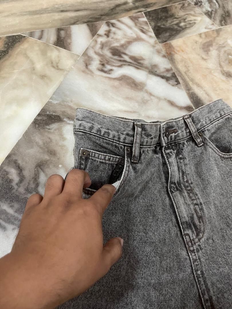 Japanese Brand MUHE.T Baggy Distressed Denim Balenciaga Style Size 27" / US 4 / IT 40 - 6 Thumbnail