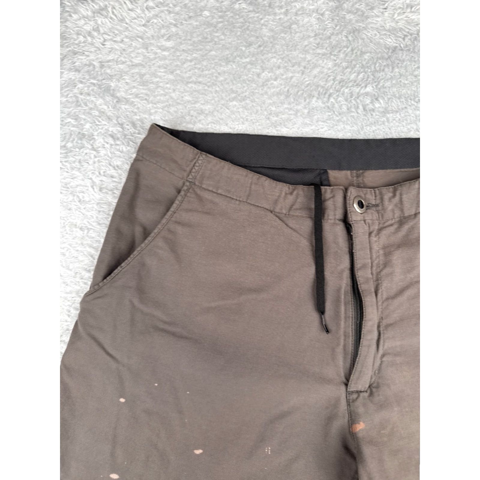 Patagonia Patagonia Shorts Men Cargo Short Gray 33x11 Nylon Cotton Blend Cargo Pockets Zipper Read Me Size US 33 - 4 Thumbnail
