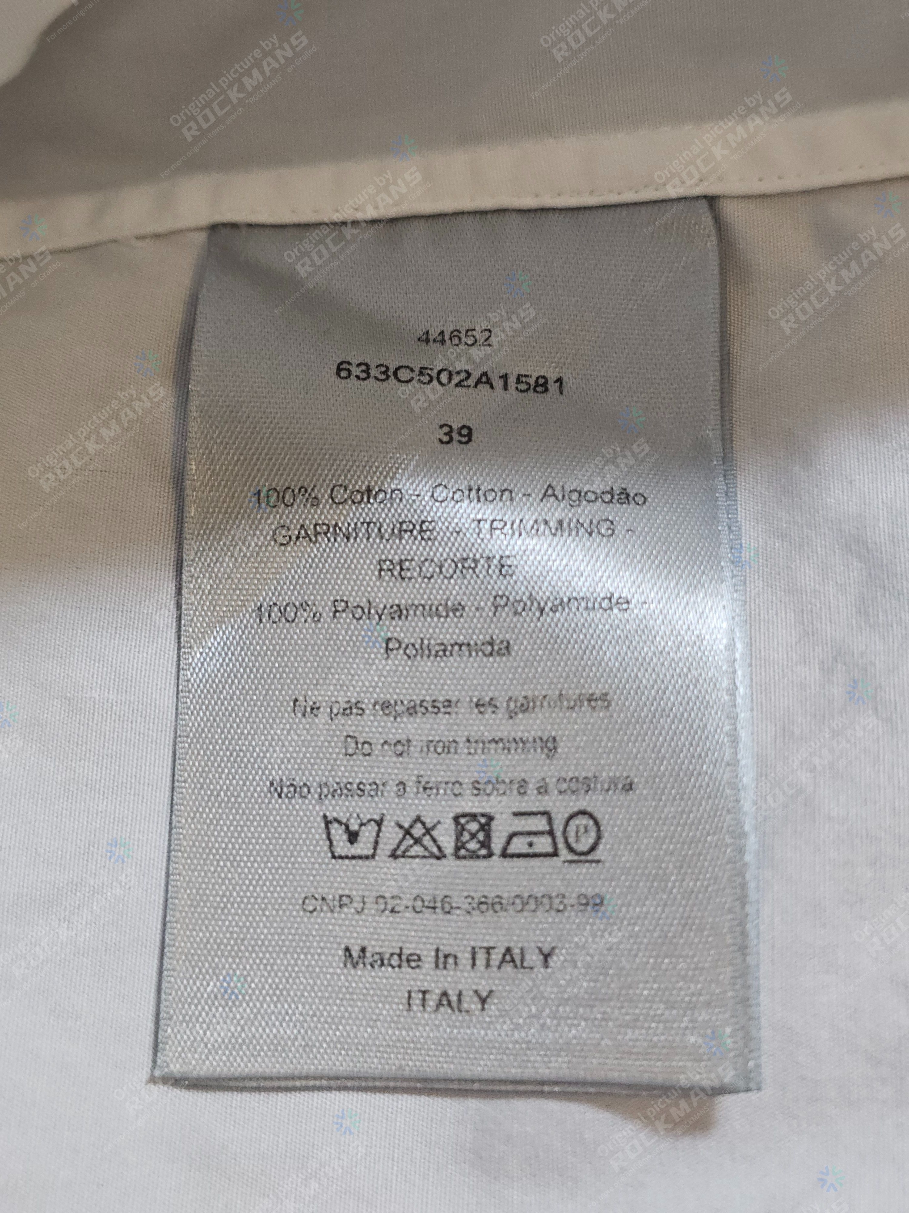 Dior Chemise Dior Homme Blanc taille 39 EU Size US M / EU 48-50 / 2 - 5 Thumbnail
