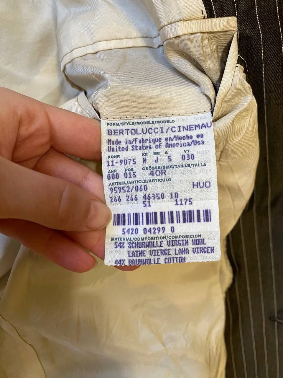 Hugo Boss Hugo Boss Blazer Size 40R - 3 Thumbnail