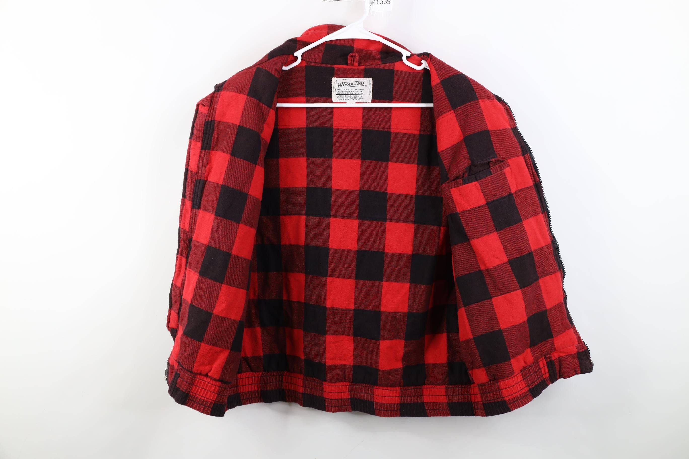 Vintage Vintage 90s Streetwear Puffer Vest Jacket Buffalo Plaid Size US M / EU 48-50 / 2 - 7 Thumbnail