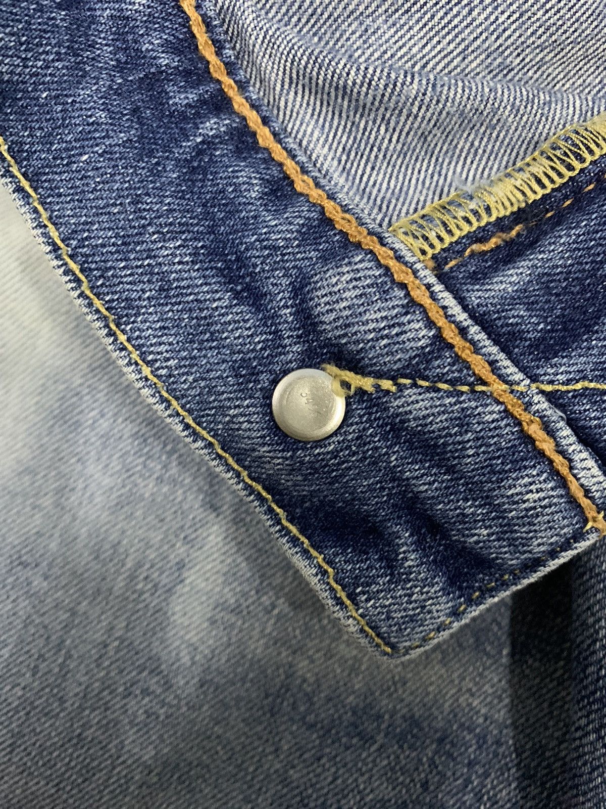 Levi's Vintage Clothing Vintage Levis 502 Bleached Loose Tapered Distressed Jeans Size US 34 / EU 50 - 5 Thumbnail