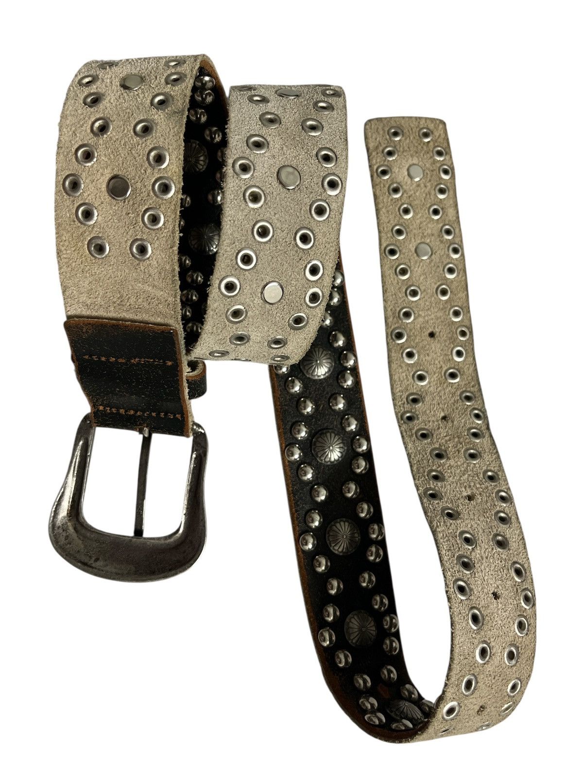 Handmade Studded Belt Leather Unbrand x Handmade Size 36 - 5 Thumbnail