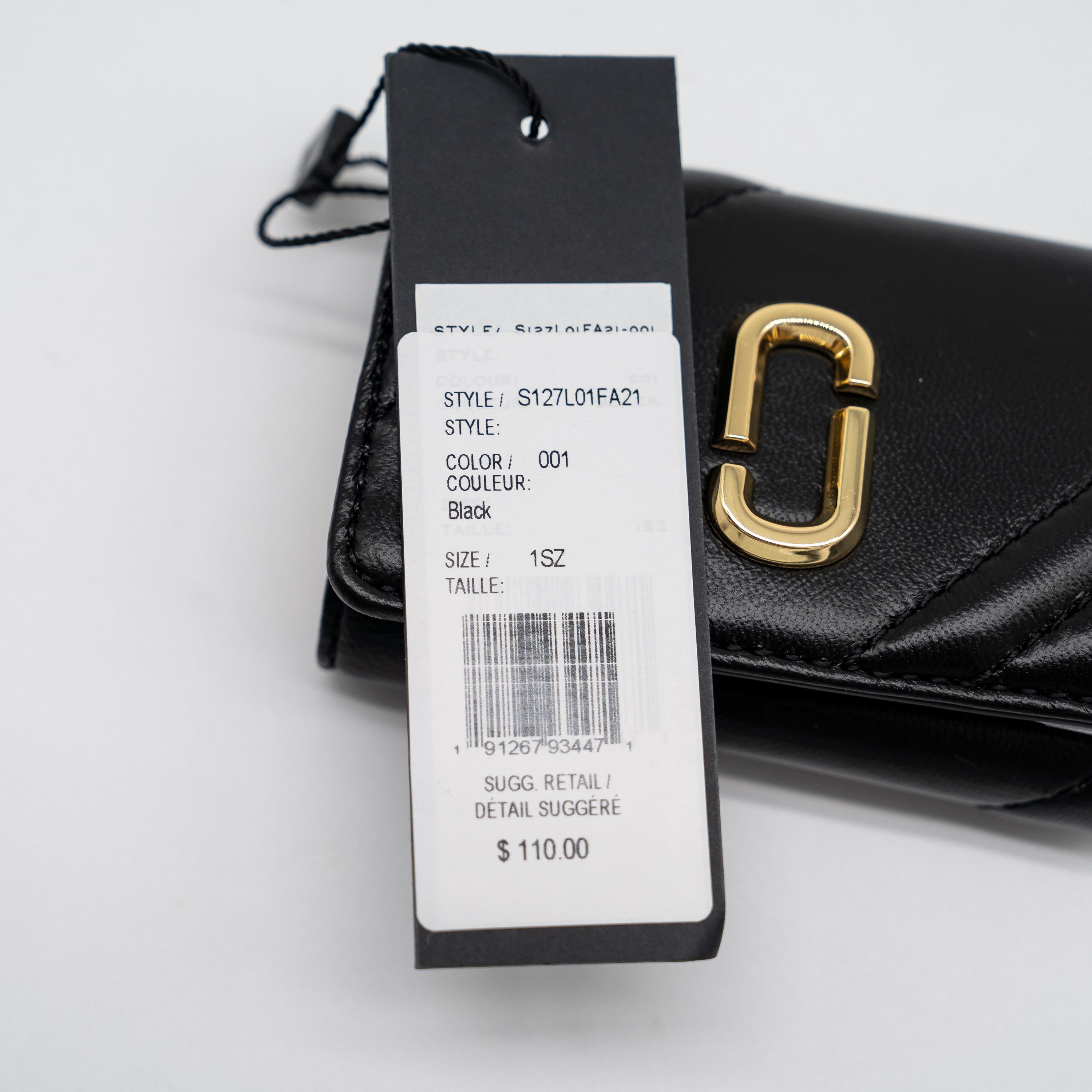 Marc Jacobs Marc Jacobs Black the Glam Shot Key Case Leather Gold Size ONE SIZE - 8 Thumbnail