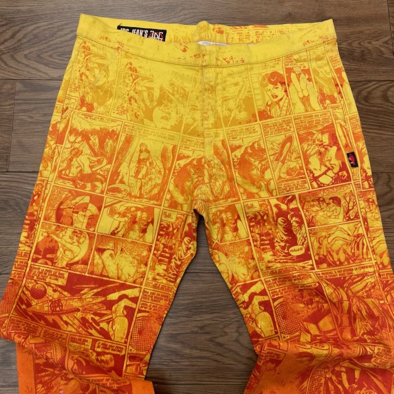 Jean Paul Gaultier 1995 Jean Paul Gaultier Comic Print Pants Size US 32 / EU 48 - 8 Thumbnail