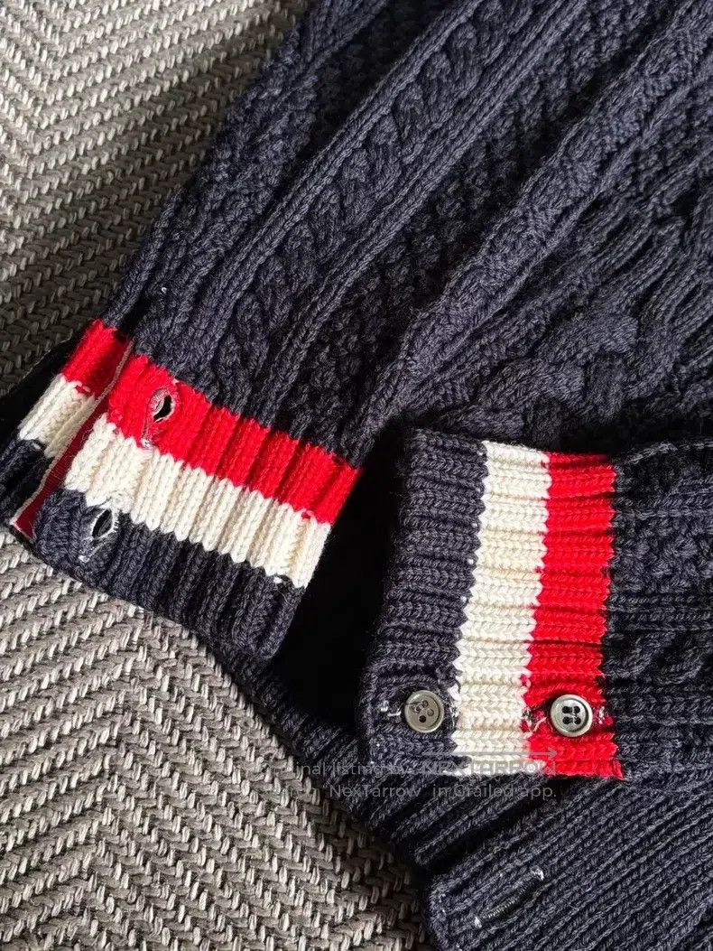 Thom Browne Thom Browne Textured knit cardigan Size US M / EU 48-50 / 2 - 3 Thumbnail