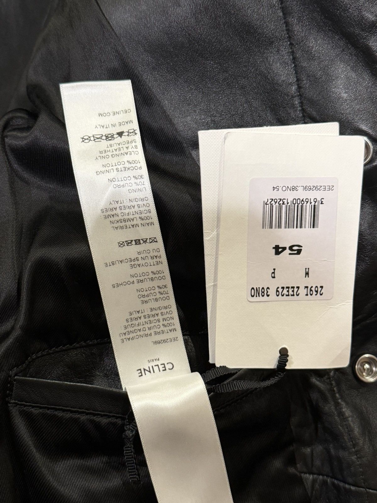 Celine Celine x Hedi SS23 Runway Bauhaus Leather Trucker Jacket Size US XL / EU 56 / 4 - 14 Thumbnail