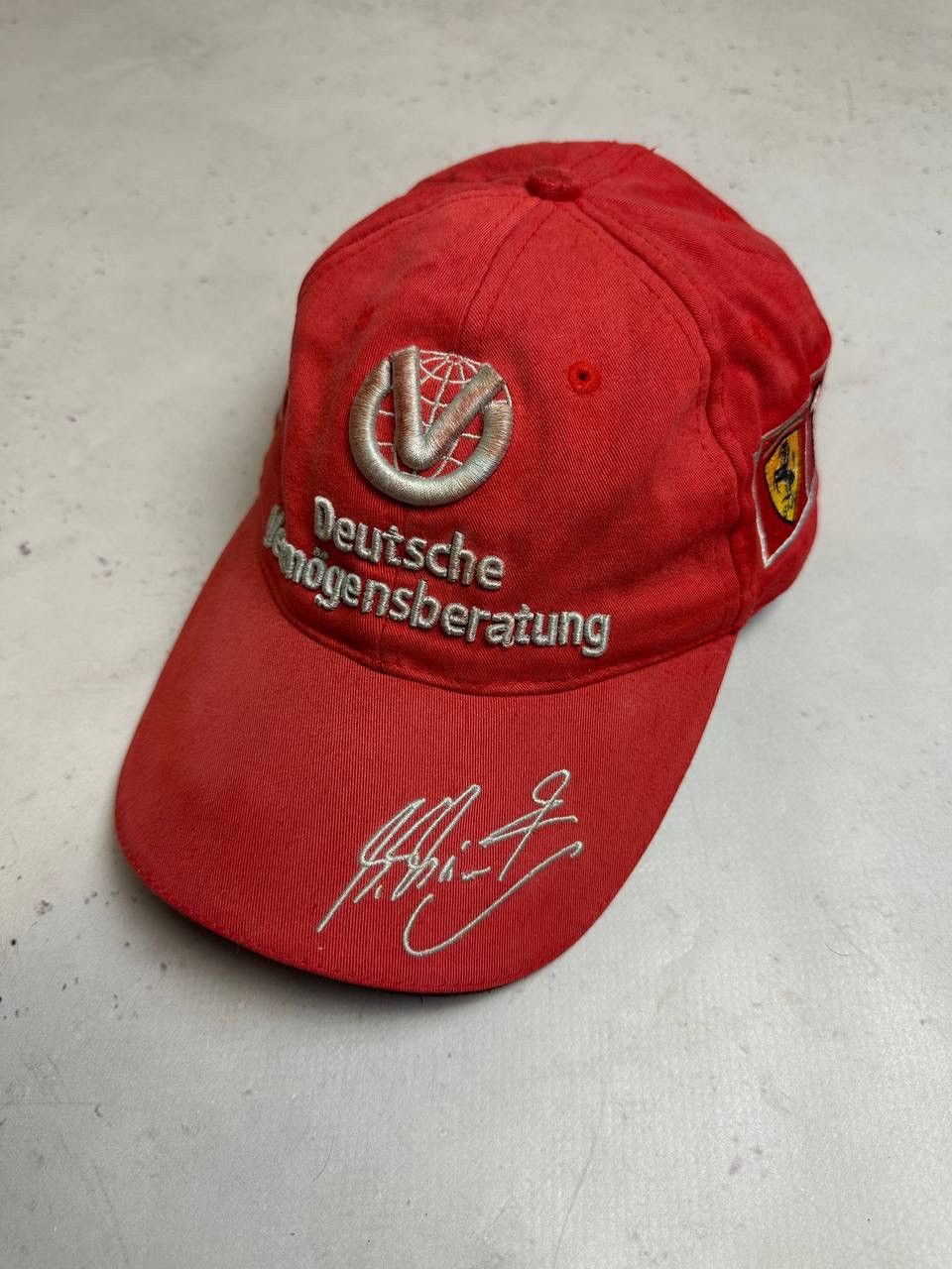 Vintage Vintage Ferarri Schumacher Racing F-1 Cap Y2K Os Size ONE SIZE - 5 Thumbnail