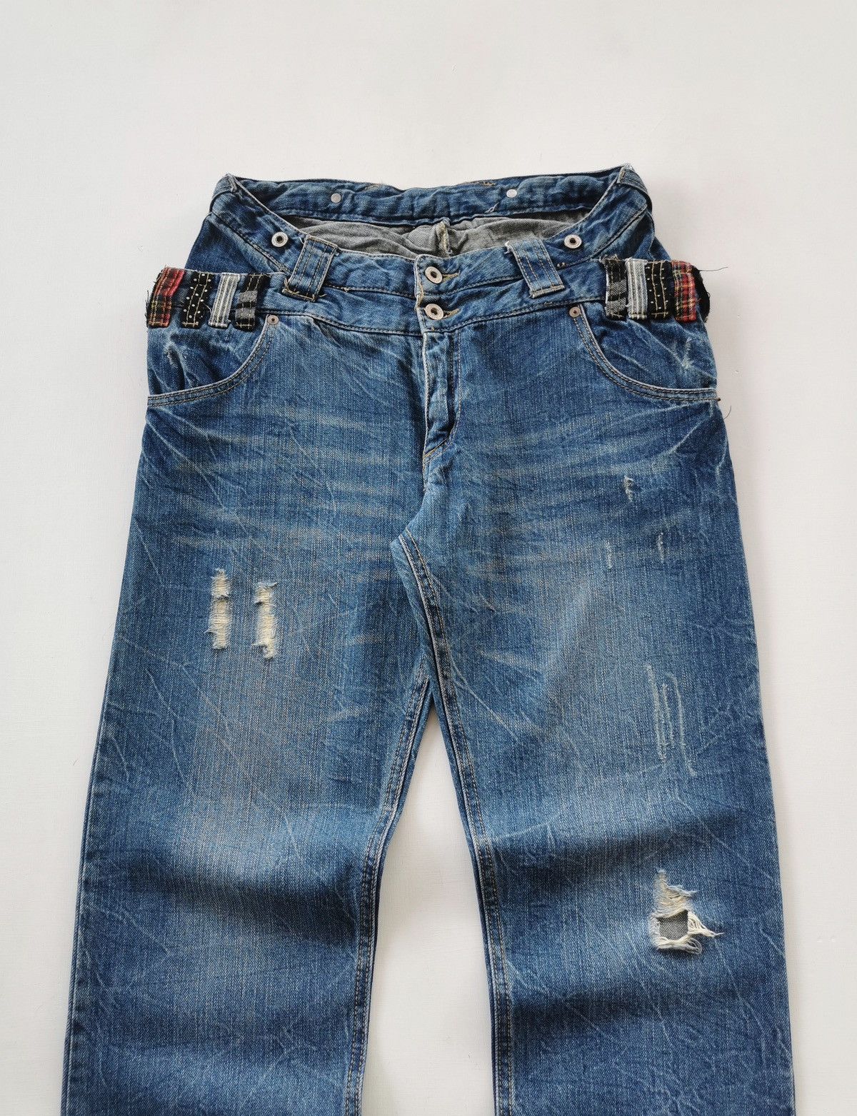 Other Unbrand Double Waist Denim Jeans Size US 28 / EU 44 - 4 Thumbnail
