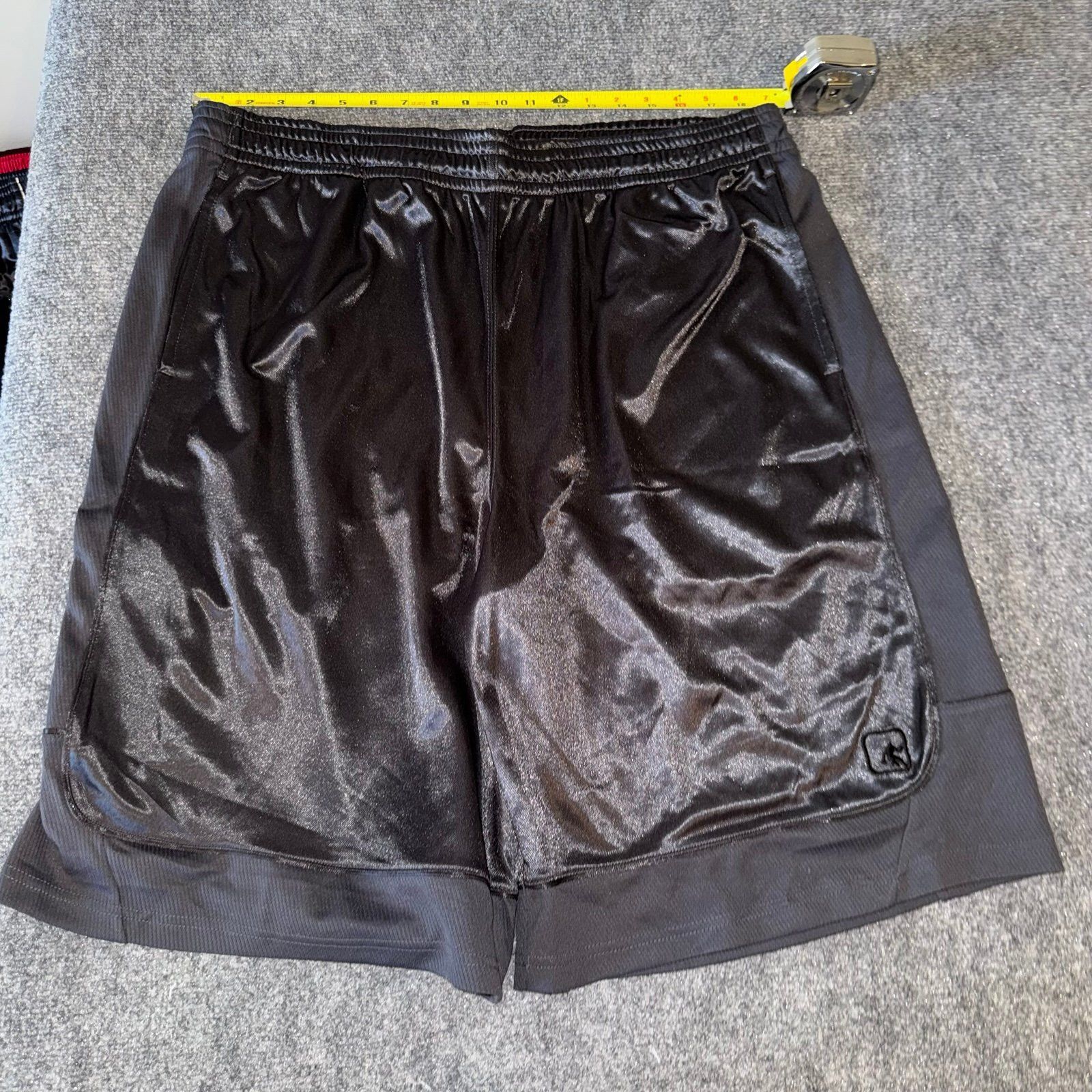 JW Anderson AND1 Dark Gray Dazzle Baggy Hoop Shorts Mens 2XL Rare Size US 40 / EU 56 - 6 Thumbnail