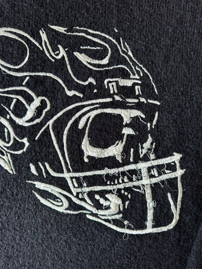 Our Legacy our legacy Alpaca wool football skull wool sweater 2503-Nex Size US M / EU 48-50 / 2 - 3 Thumbnail