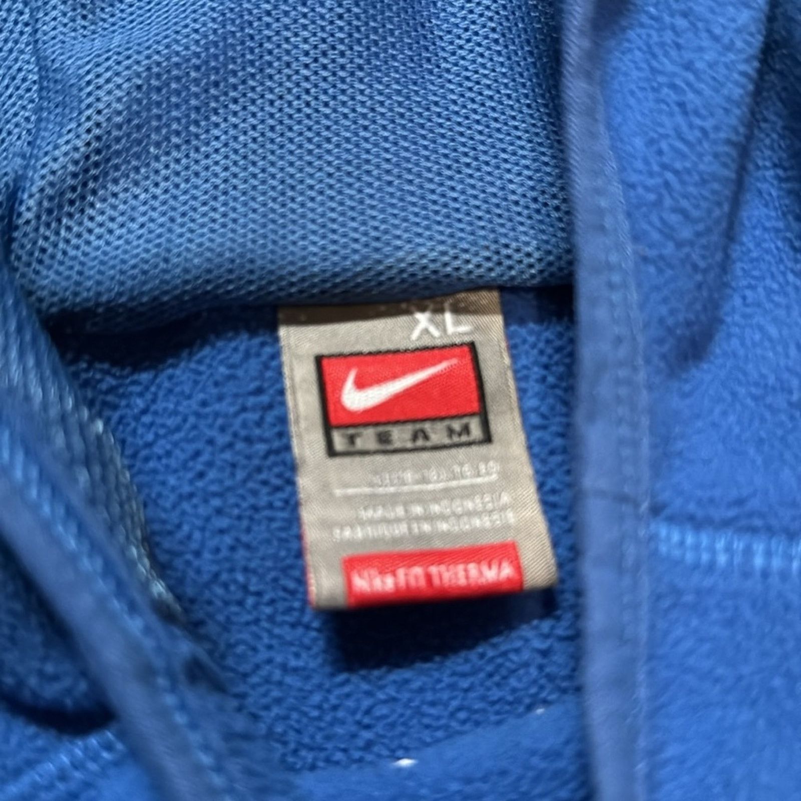 Nike Y2K Nike Team Center Swoosh Fleece Ninja Hoodie Size US M / EU 48-50 / 2 - 6 Thumbnail