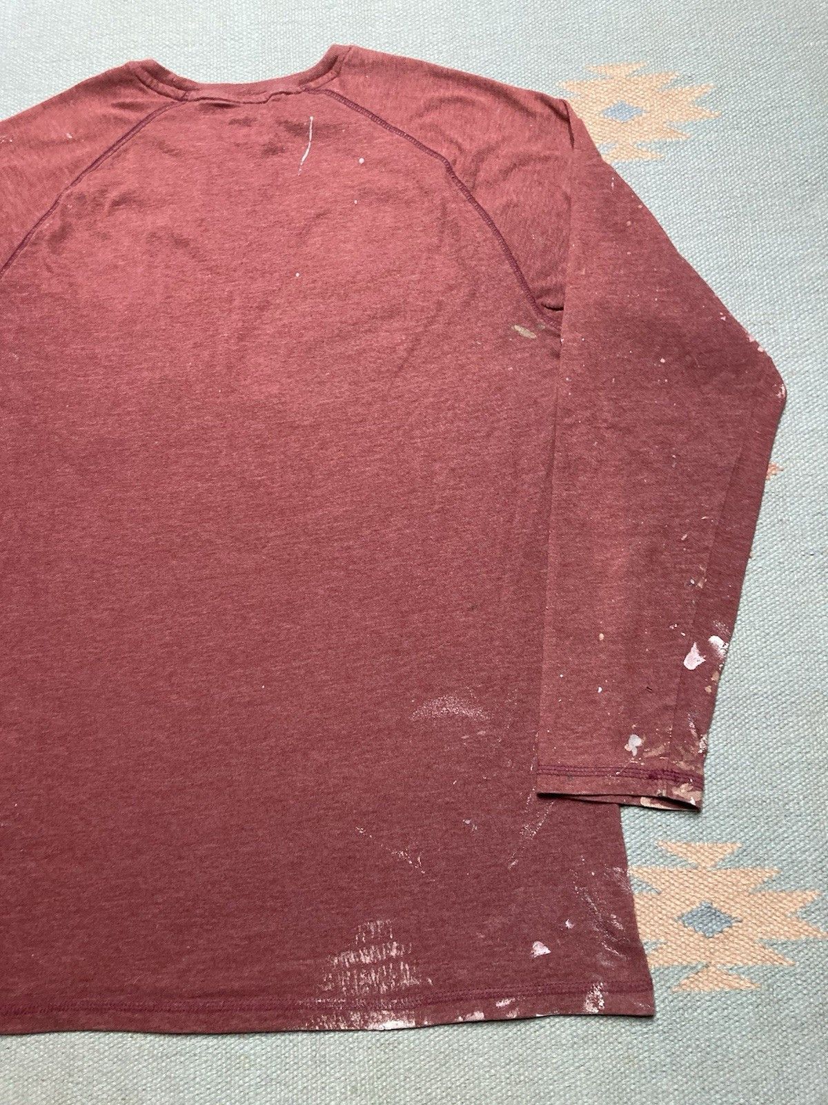 Dickies Dickies pocket t shirt temp IQ paint splatter maroon M Size US M / EU 48-50 / 2 - 9 Thumbnail